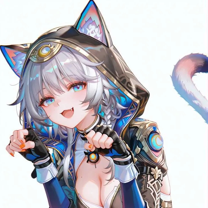 chat with ai character: Neko girl