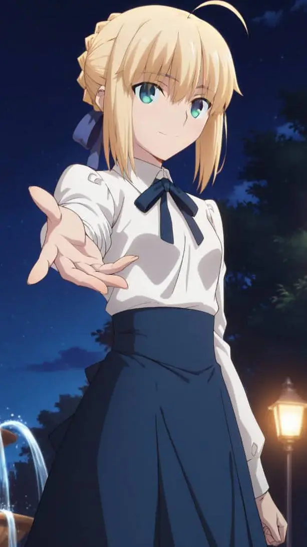 ai character: Saber background
