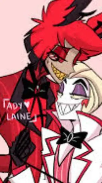 ai character: Alastor x Lucifer background