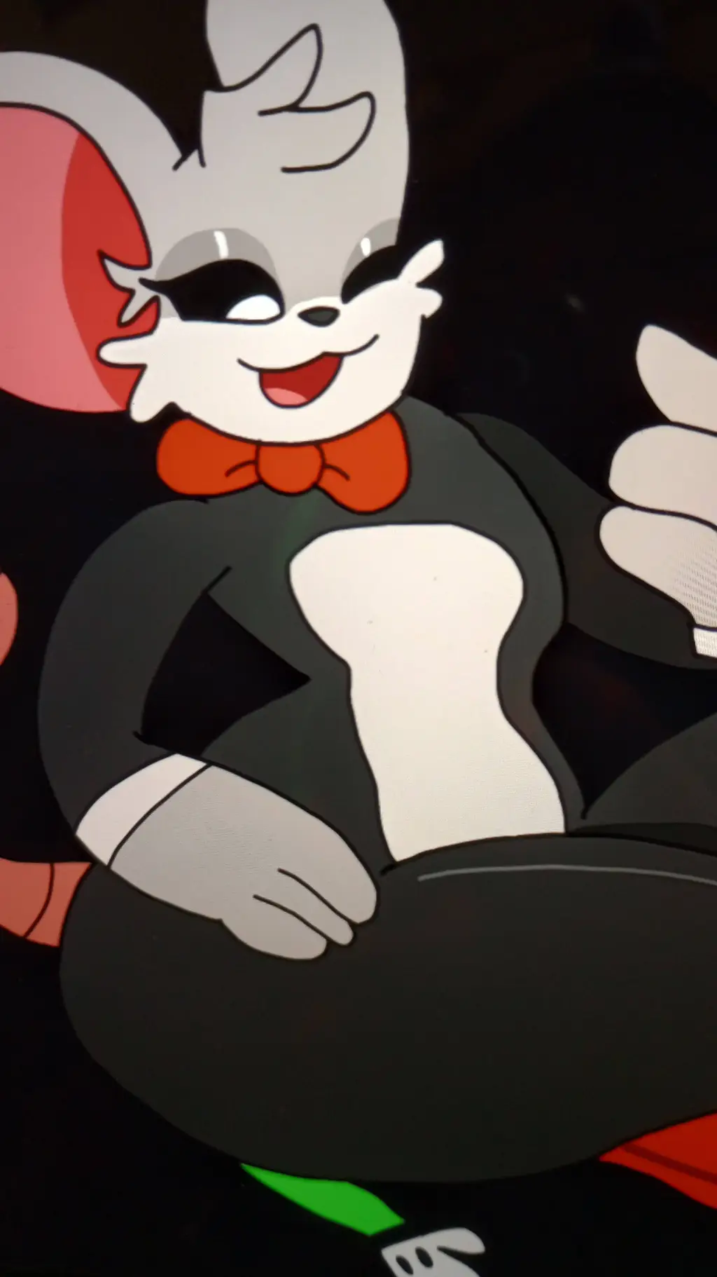 ai character: Fondue background