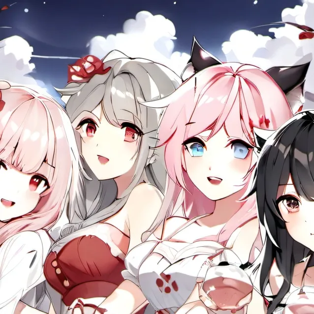 chat with ai character: Wolf Quadruplets