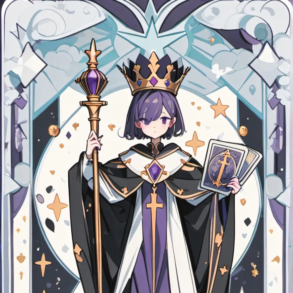 chat with ai character: queen purple
