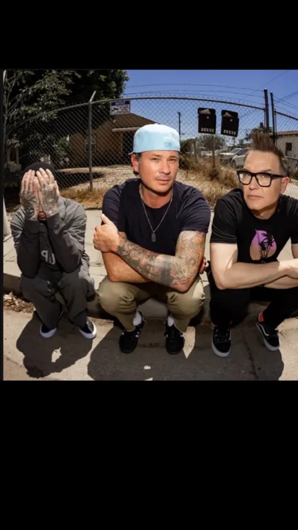 ai character: BLINK-182 background