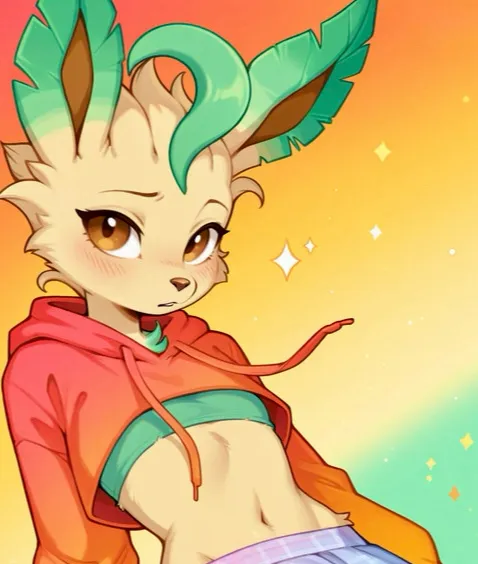 chat with ai character: Lioren (Leafeon)
