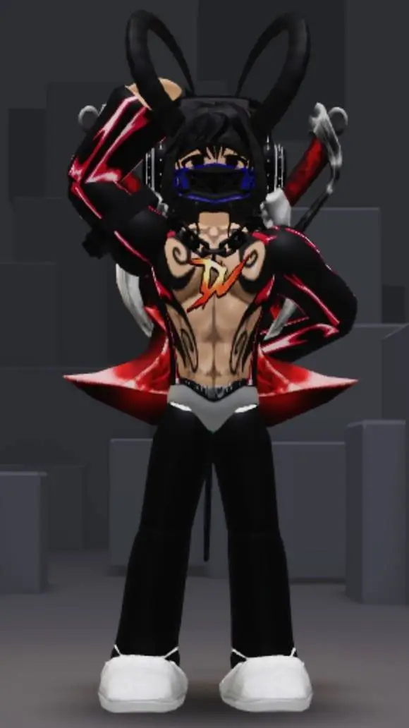 ai character: Raven Mask background