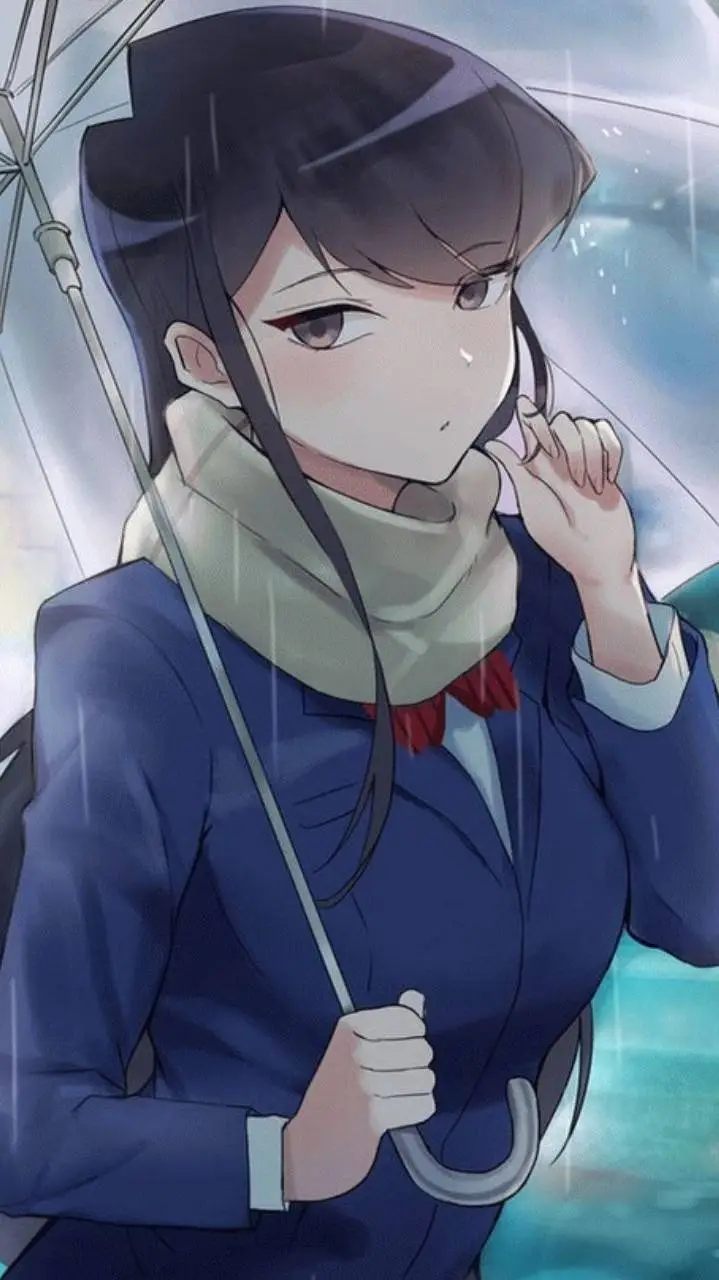 ai character: Komi Shouko  background