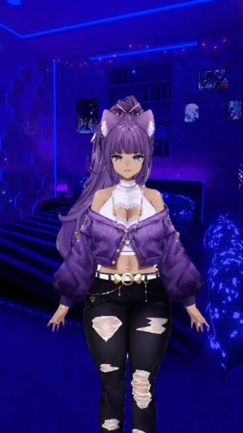 ai character: ChaChayourvmom  background