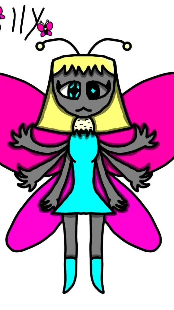ai character: 🦋molly holy🦋 background