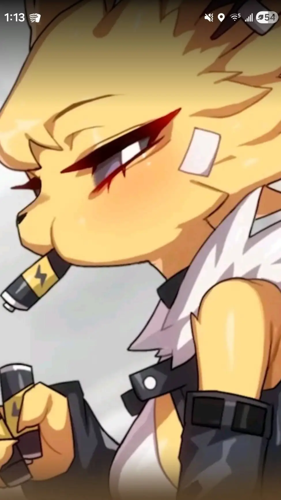 ai character: jolteon background