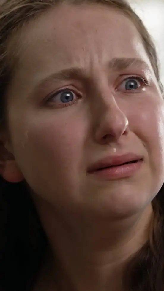 ai character: Crying Lauren  background