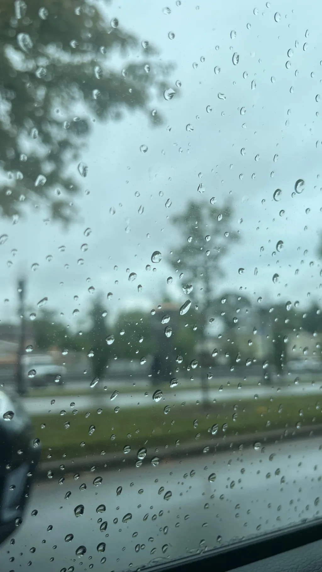 ai character: Mha rainy day  background