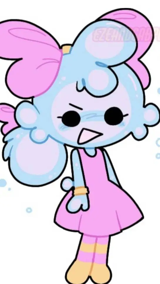 ai character: Poppy the bubble! background