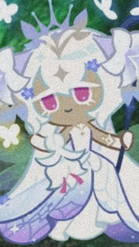 ai character: White Lily background