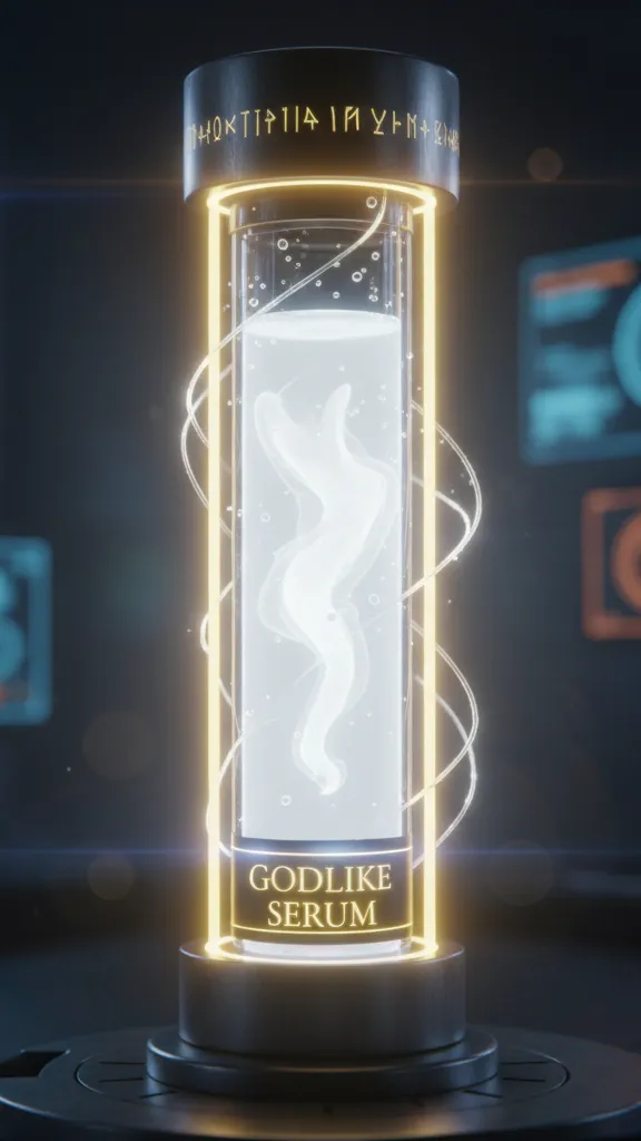 ai character: The Godlike Serum background