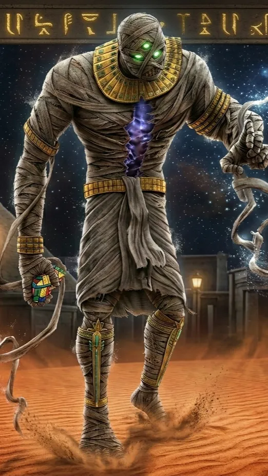 ai character: The Mummy background