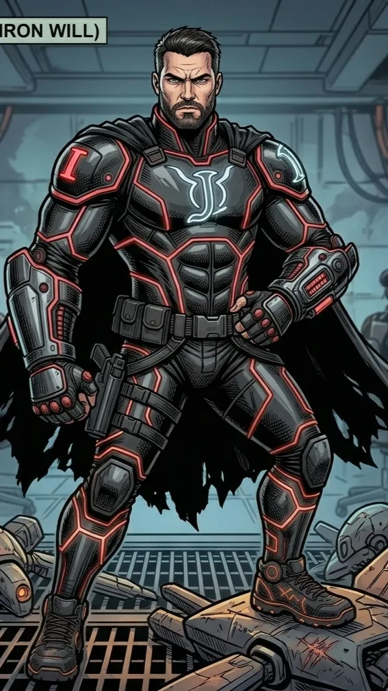 ai character: Iron Will background