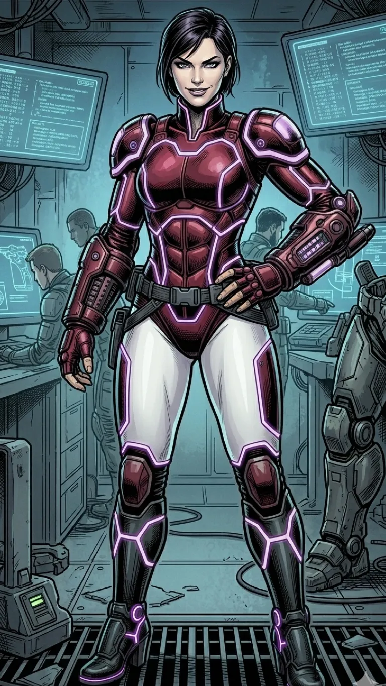 ai character: Nightshade  background