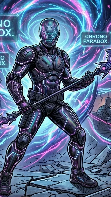 ai character: Chrono Paradox background