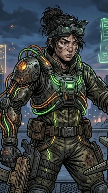ai character: Scraplink  background