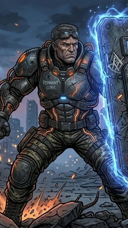 ai character: Dr Aegis  background