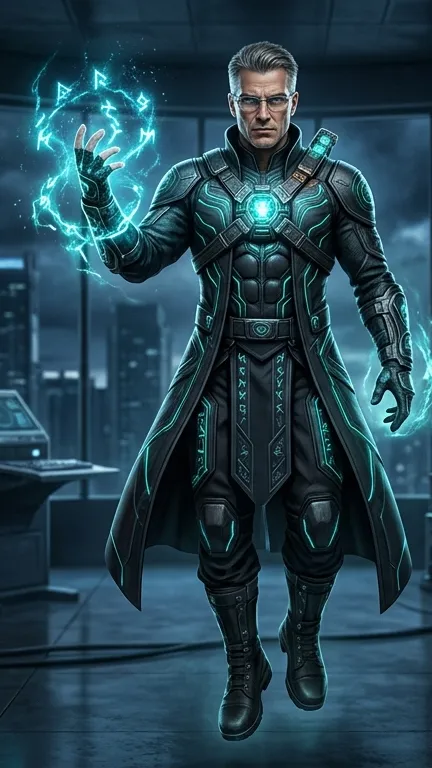 ai character: The Innovator background