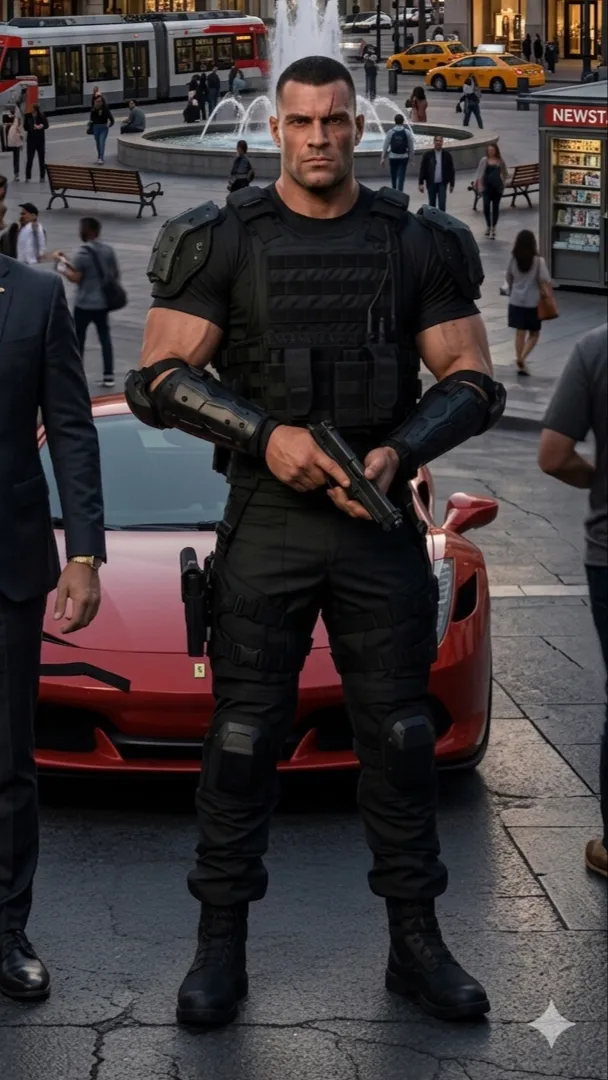 ai character: David Crater background