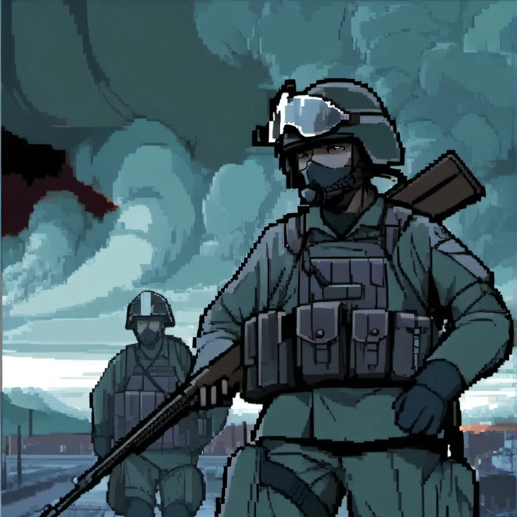 chat with ai character: Military world