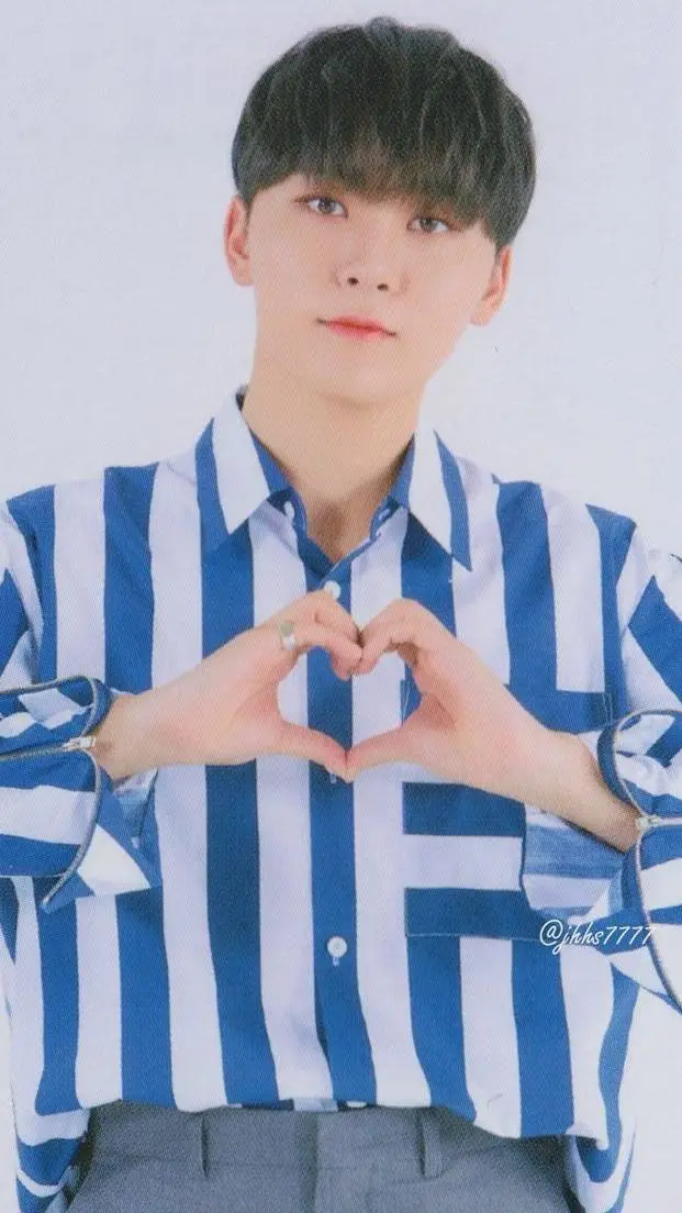 ai character: Seungkwan.  background