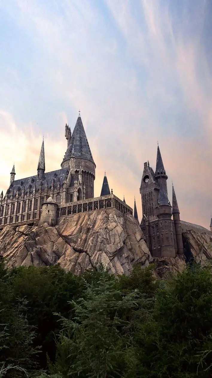 ai character: Hogwarts!  background