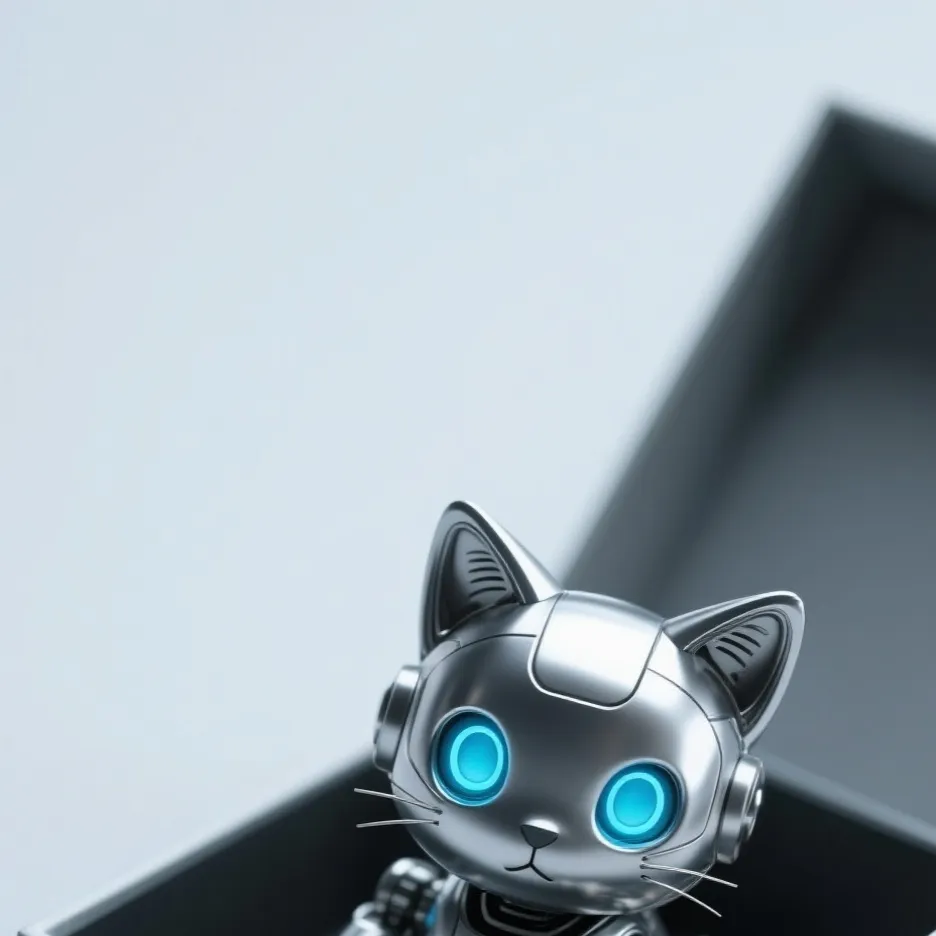 chat with ai character: robo kitten