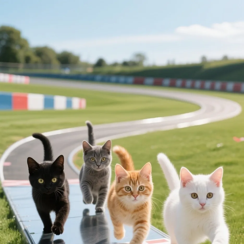 chat with ai character: kitten race