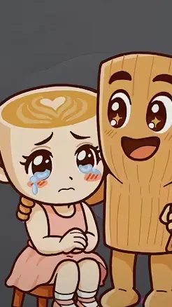 ai character: Tung Ballerina cap background