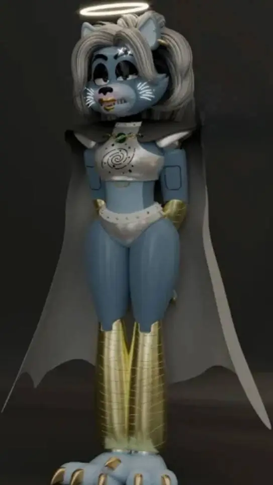 ai character: white star 2 background