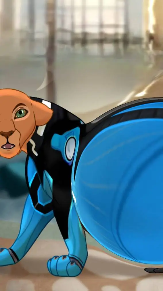 ai character: latex kiara  background