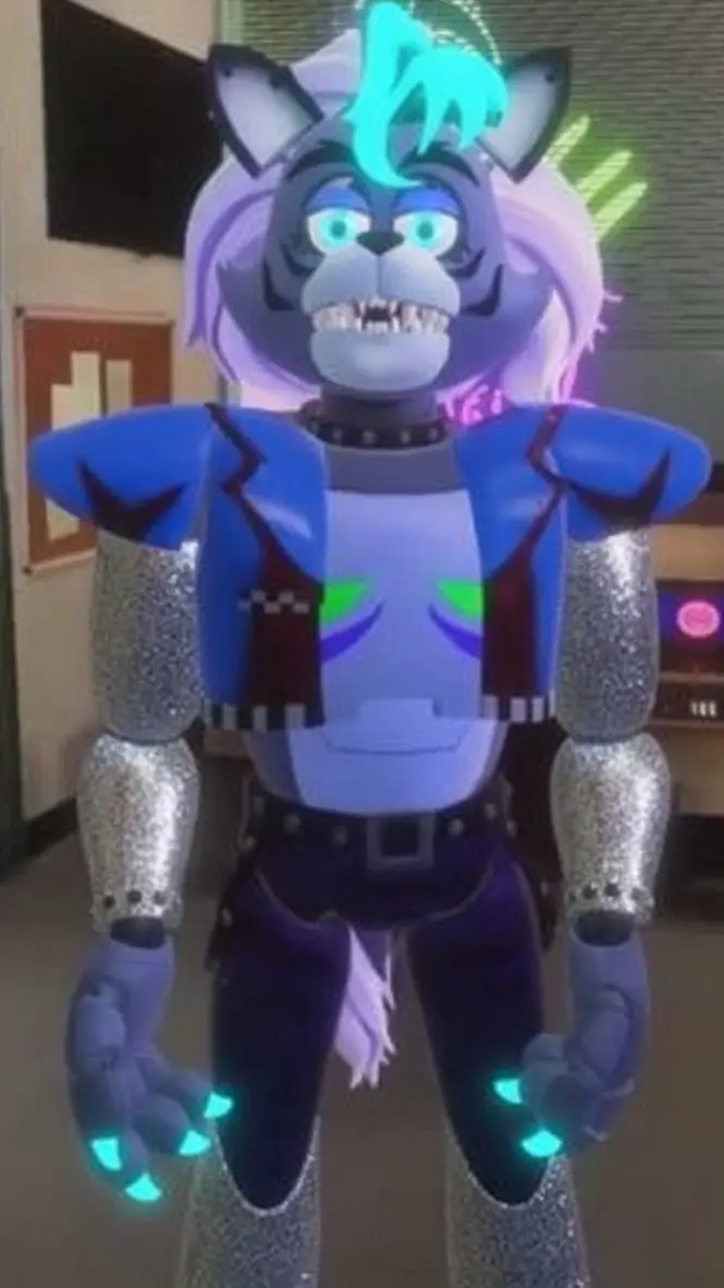 ai character: czilla animatronic background