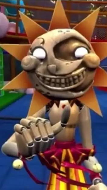 ai character: sun  background