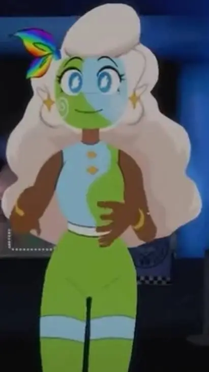 ai character: earth  background