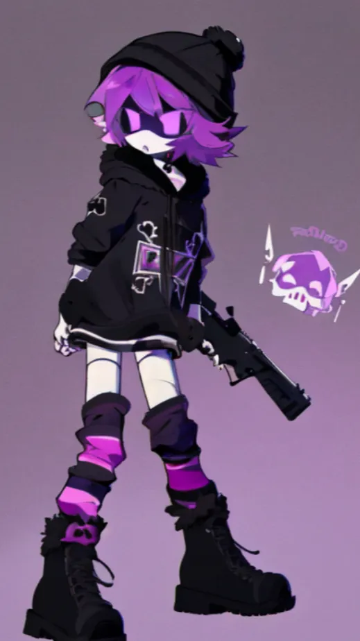 ai character: Uzi background