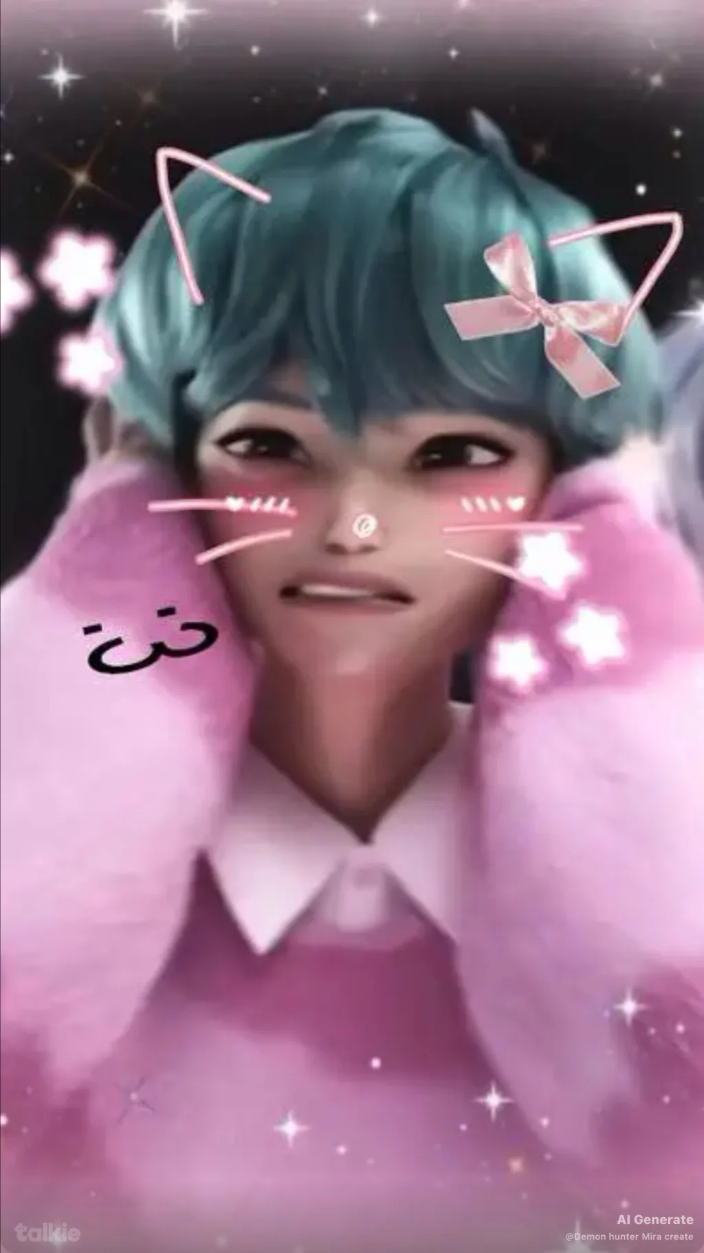 ai character: Baby Saja background