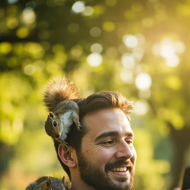 chat with ai character: tickle squirrels