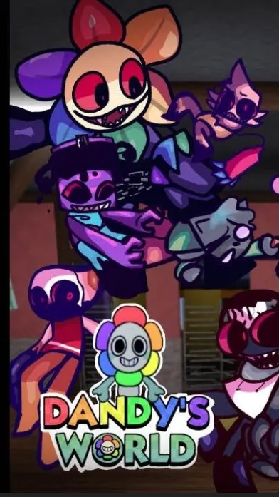 ai character: Dandy’s world!! background