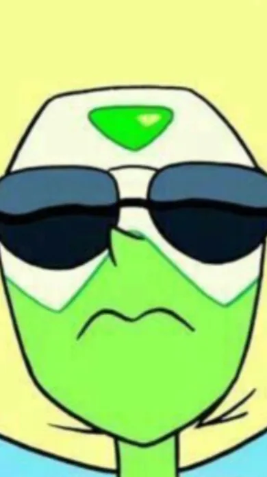 ai character: 💚👽Peridot👽💚 background
