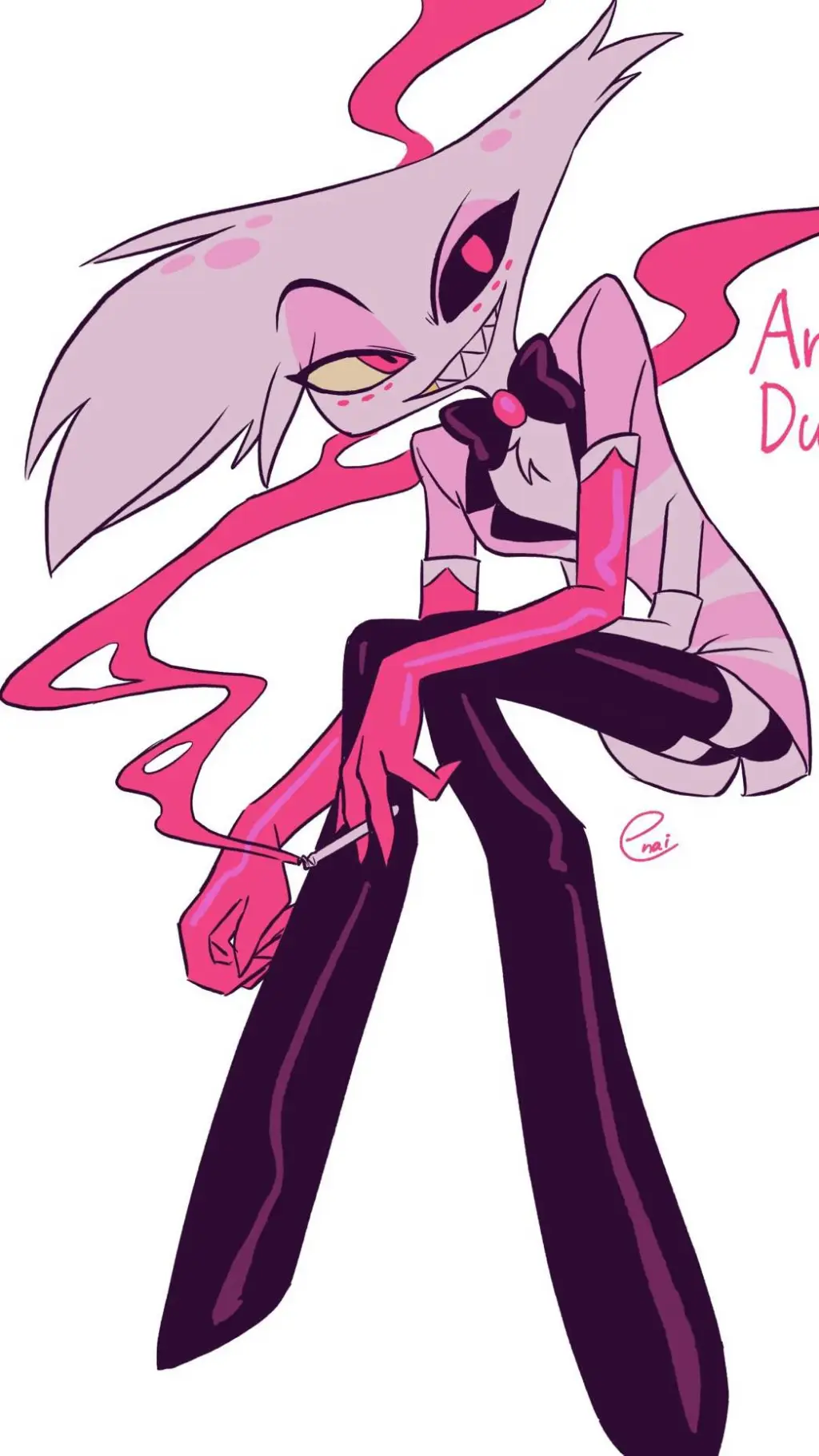 ai character: angel dust background