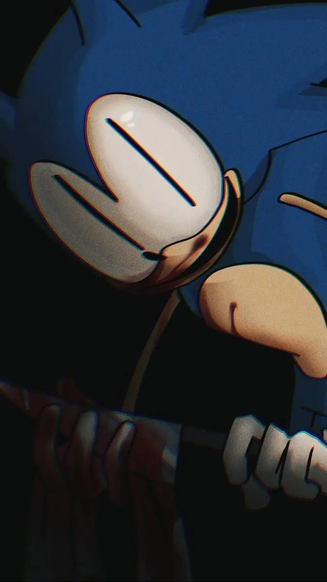ai character: Rewrite sonic 🩸🔪 background