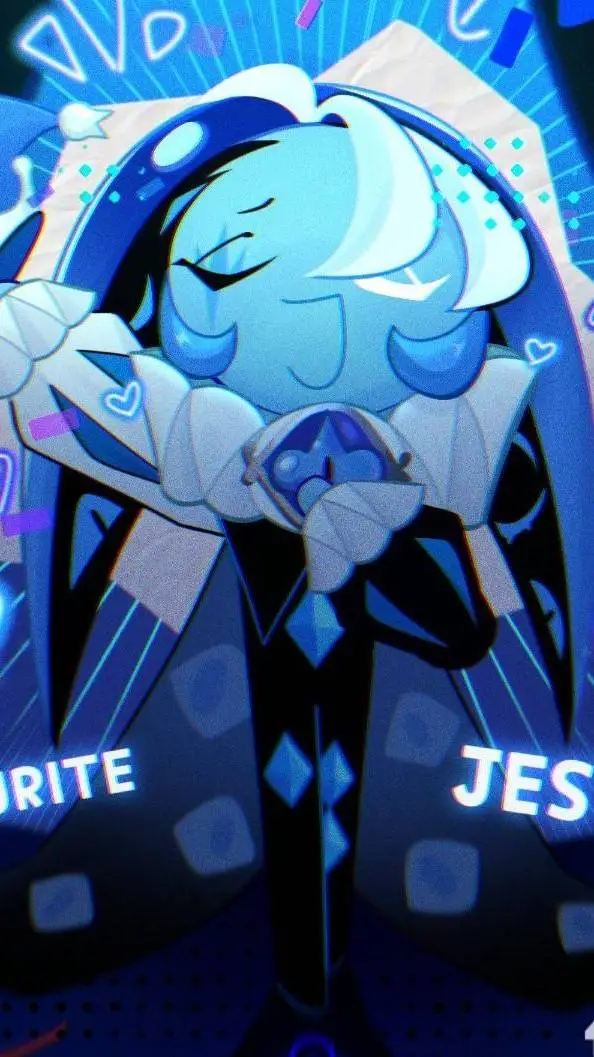ai character: Shadow milk cookie background