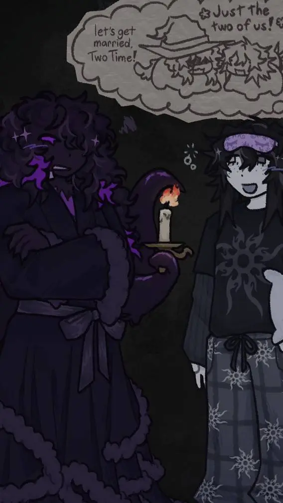 ai character: Forsaken sleepover background