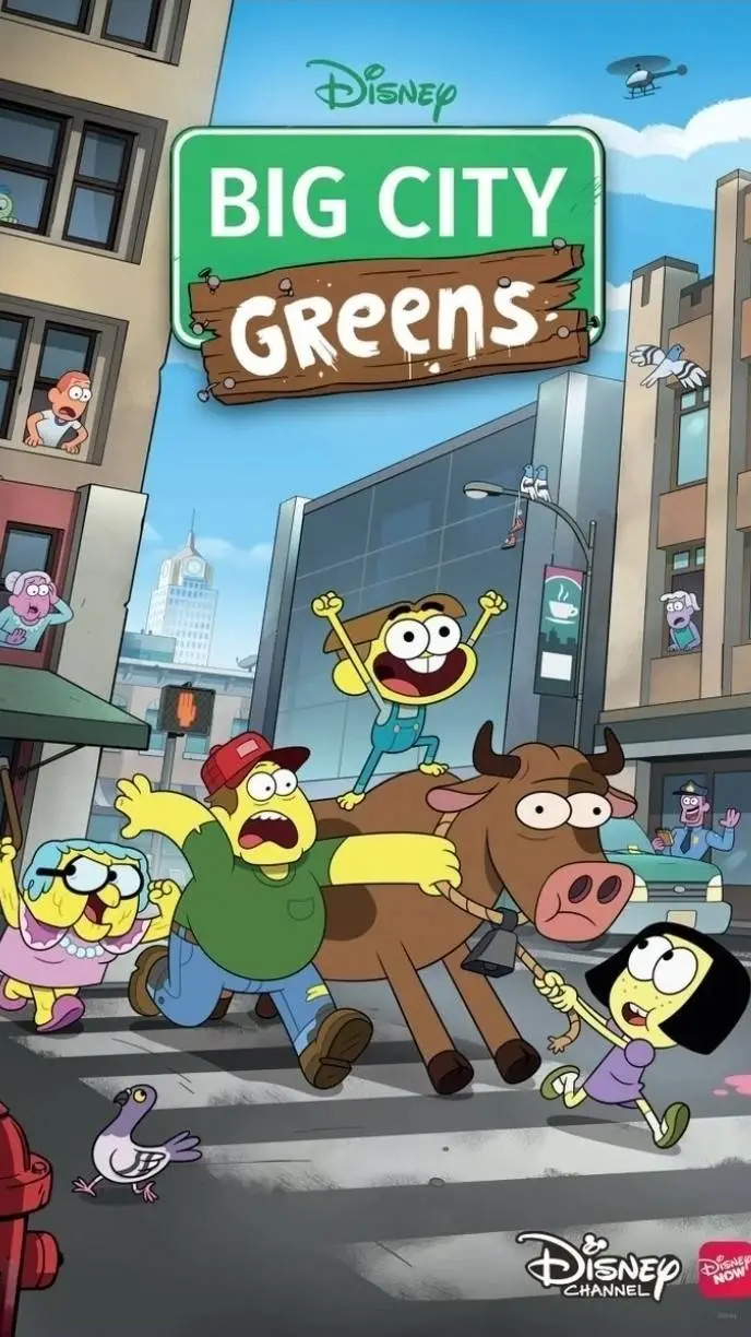 ai character: Big city greens background
