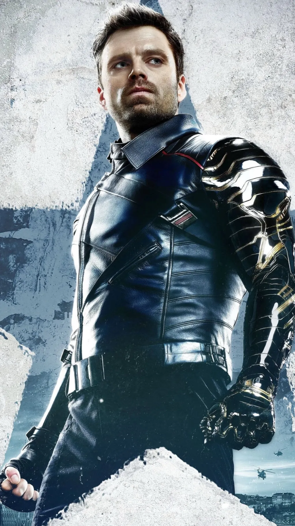 ai character: Bucky Barnes  background