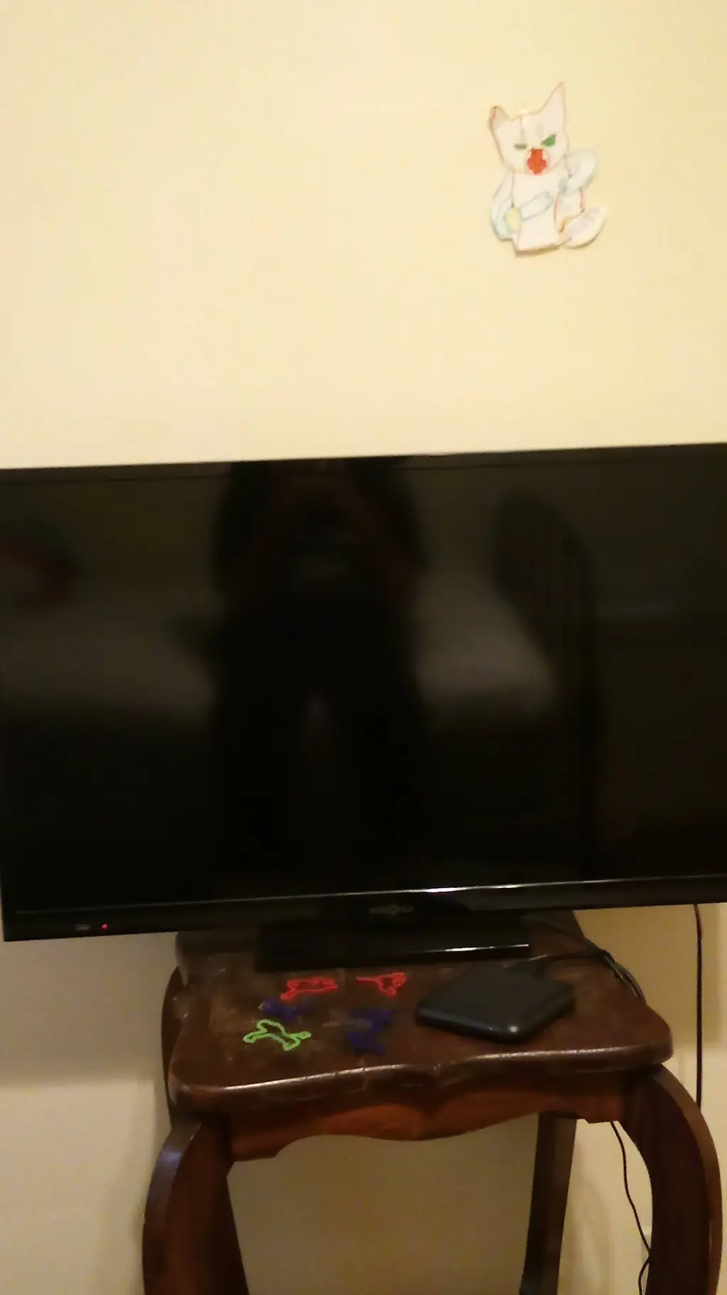 ai character: TV background