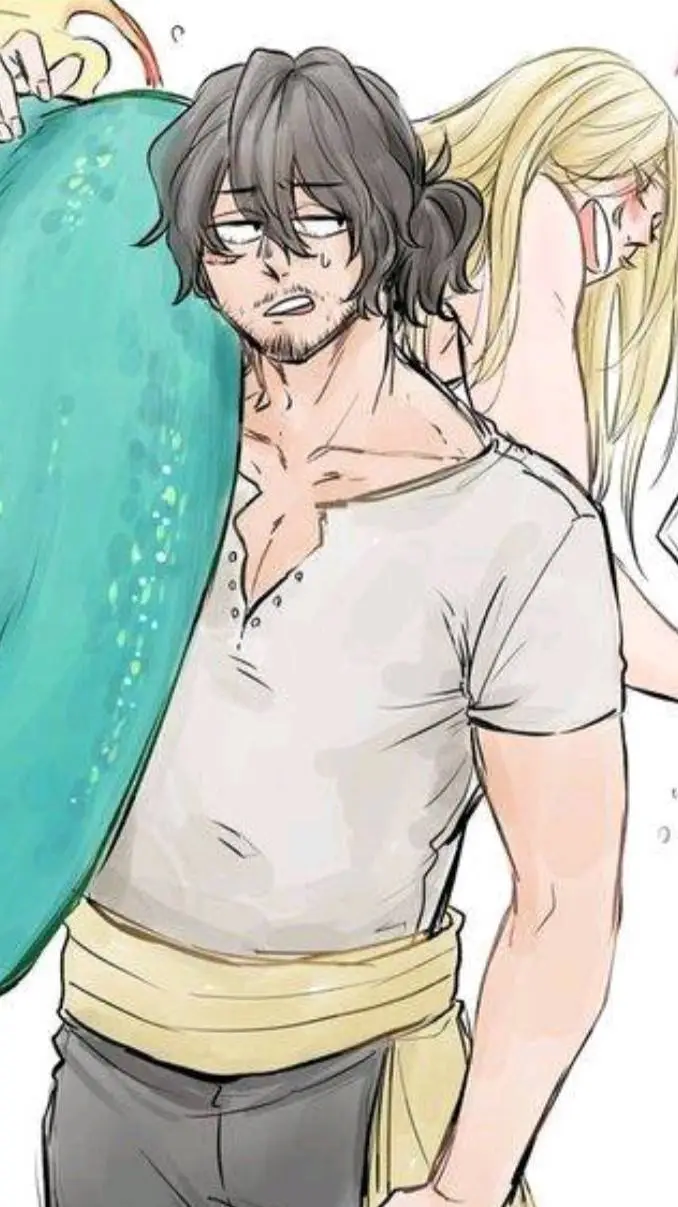 ai character: Hisashi (Merman) background